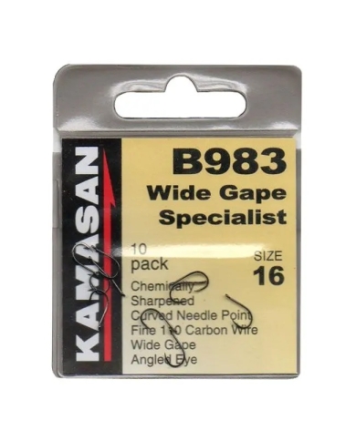 Kamasan B983 Wide Gape Specialist Hooks