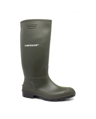 Dunlop Unisex Green Wellington Boots