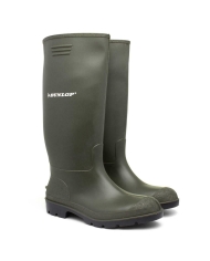 Dunlop Unisex Green Wellington Boots