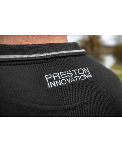Preston Innovation Black Polo Shirt