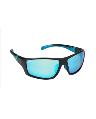 Salmo Sunglasses black/blue frame Ice Blue Lens