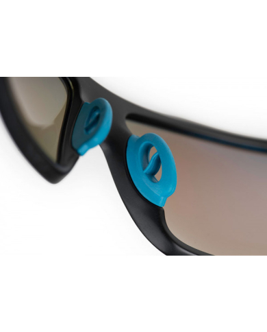 Salmo Sunglasses black/blue frame Ice Blue Lens