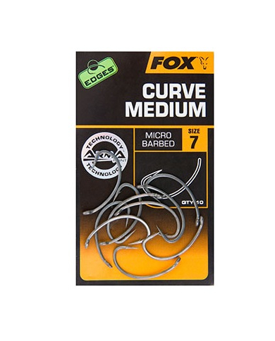 Fox Edges Curve Medium Hooks