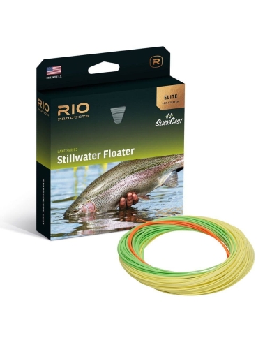 Rio Elite Stillwater Floater Fly Line - Orange/Green/Yellow