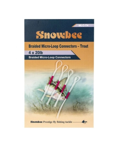 Snowbee Micro-Loop Connectors - Trout 20lb