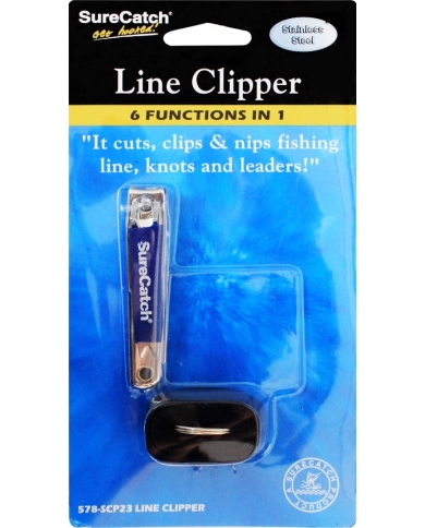Surecatch 6 in 1 Stainless Steel Fishing Line Clipper with Lanyard