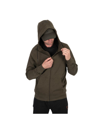 Fox Collection Lightweight Hoodie Green & Black