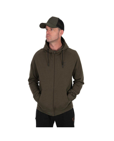 Fox Collection Lightweight Hoodie Green & Black