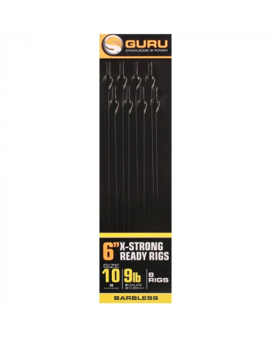Guru 6\'\' X-strong Ready Rigs Size 18 4lb