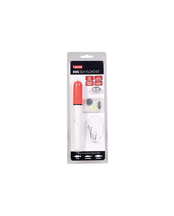 LEEDA Pike Float Galleggiante Per Luccio In Linea Da 25g, Kit 5 Pezzi Con Peso E Accessori, Unisex-Adulto