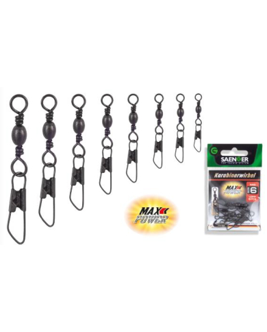 Saenger karabinerwirbel Max Power Swivel