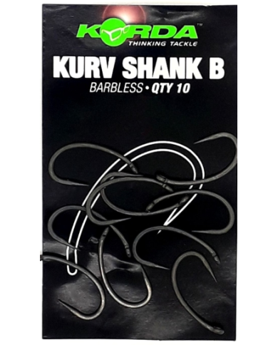 Korda Kurv Shank B Hooks Size 10
