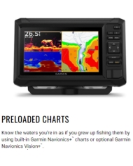 Garmin Echomap™ UHD2 7\" Chartplotter with GT24UHD-TM Transducer