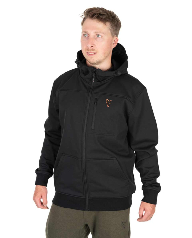 Fox Collection Soft Shell Jacket Black & Orange