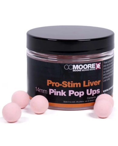 Moore Pro Stim Liver Pop-ups - Pink 14mm