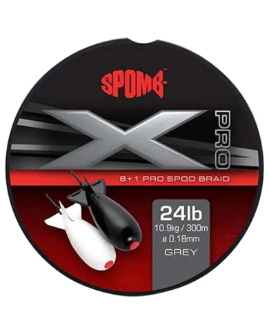 Fox Spomb - X Pro Braid Grey 0.18mm - 24lbs