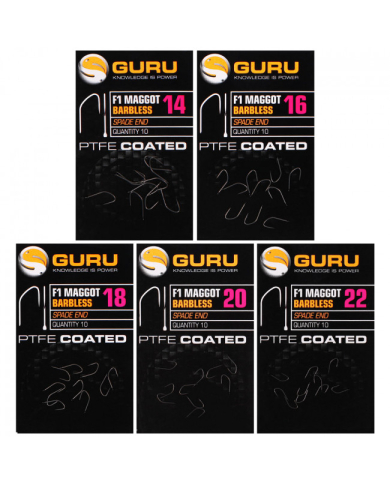 Guru F1 Maggot Hooks