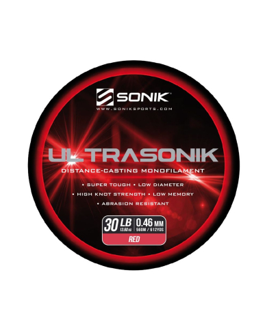 Sonik Ultrasonik Saltwater Bulk Spool: Red