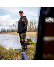 Fox Camo Logo Lightweight Split Zip Hoodie