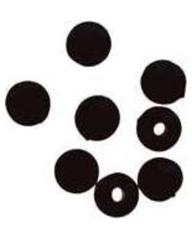 Kinetic Rubber Beads - Black