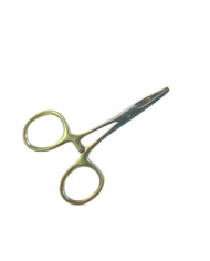 Dennett Forceps Gold Straight 4'