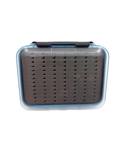 Dennett Clear Double Fly Box Tri Cut Foam (182 Flies)