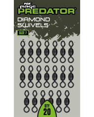 Fox Rage Predator Diamond Swivels - Size 7