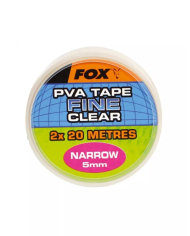 Fox PVA Tape Fine Clear 2x 20m Narrow 5mm