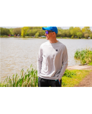 Preston Innovations Grey Performance Sun Shirt UPF40