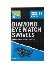 Preston Innovations Diamond Eye Match Swivels - Size 12