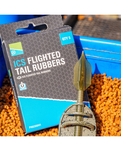 Preston Innovations ICS Flighted Tail Rubbers