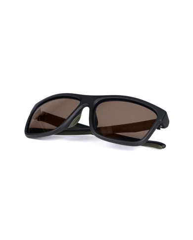 Fox Collection Green & Black Shades – Brown Lens