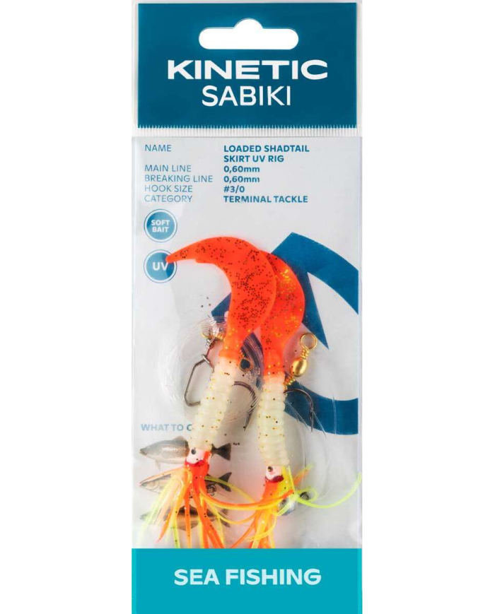 Kinetic Sabiki Loaded Shadtail Skirt UV