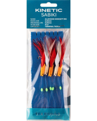 Kinetic Sabiki Allround Kroksett 1/0 - Red/White