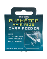 Drennan Pushstop Hair Rigs Carp Feeder - Size 16