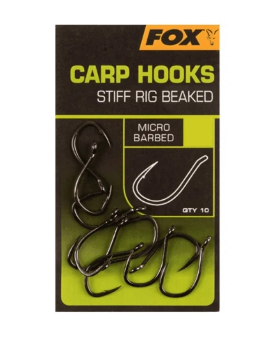 Fox Carp Hooks Stiff Rig Beaked