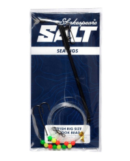 Shakespeare Salt Sea Rigs Flatfish Rig Size 1 (2 hook bead)