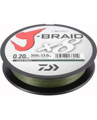 Daiwa J-Braid X8 Dark Green 150m 9lb/4.1kg 0.06mm
