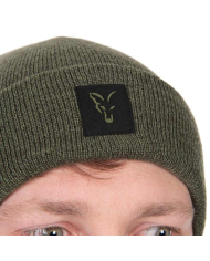 Fox Collection Beanie Hat - Green / Black
