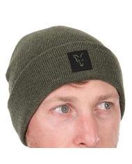 Fox Collection Beanie Hat - Green / Black