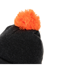 Fox Collection Bobble Hat Black/Orange