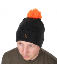 Fox Collection Bobble Hat Black/Orange