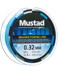 Mustad Braided Line with Multifilament Reinforcement 0.32mm 50lb 22.8kg 250m
