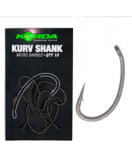 Korda Kurv Shank Micro Barbed Hooks - Size 8