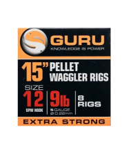 Guru 15'' Pellet Waggler Rigs - Size 18 6lb