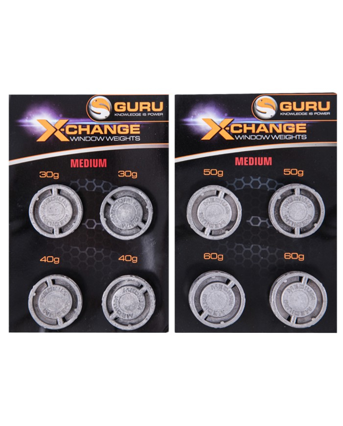 Guru X-Change Window Feeder Weight Packs