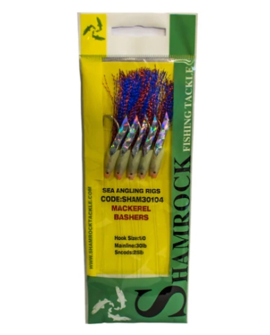 Shamrock Mackerel Bashers Rig - Size 1/0 Shamrock Mackerel Bashers Rig - Size 1/0