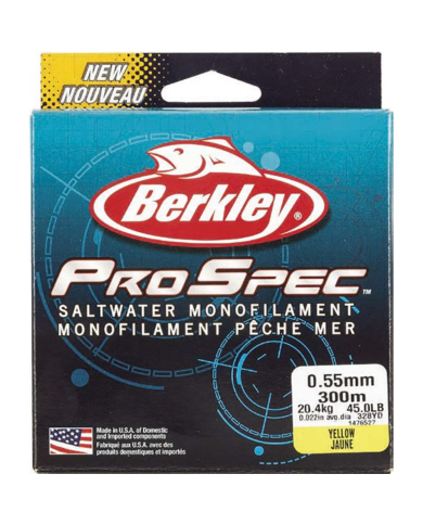 Berkley Pro Spec Saltwater Mono Yellow Berkley Pro Spec Saltwater Mono Yellow