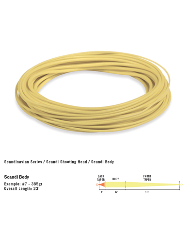 RIO Scandi Shooting Head Body 8/9 Floating 23ft