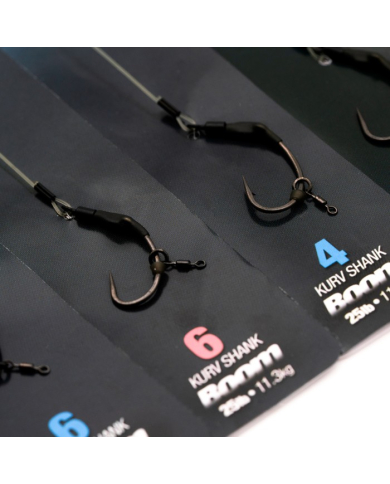 Korda Ready Tied Spinner Rig Kurv Shank - Size 6 Barbless